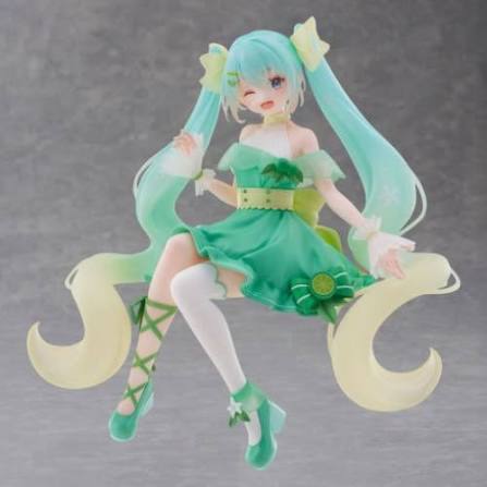 Furyu Hatsune Miku Noodle Stopper Figure -Hatsune Miku Lime ver.-