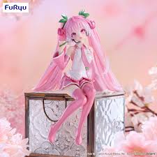 Hatsune Miku Sakura Miku 2024 Pearl Color Ver.  Noodle Stopper Figure - Trinity Hobby