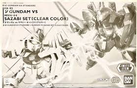 SD GUNDAM EX-STANDARD ?GUNDAM VS SAZABI SET[CLEAR COLOR] (LIMITED)