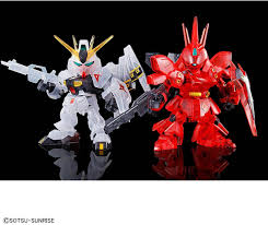 SD GUNDAM EX-STANDARD νGUNDAM VS SAZABI SET[CLEAR COLOR] (LIMITED)