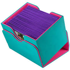 Deck Box: Sidekick XL Teal/Pink (100 ct) - Trinity Hobby