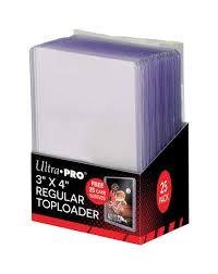 TOPLOADER 3X4 REGULAR WITH SLEEVES 025ct - Trinity Hobby