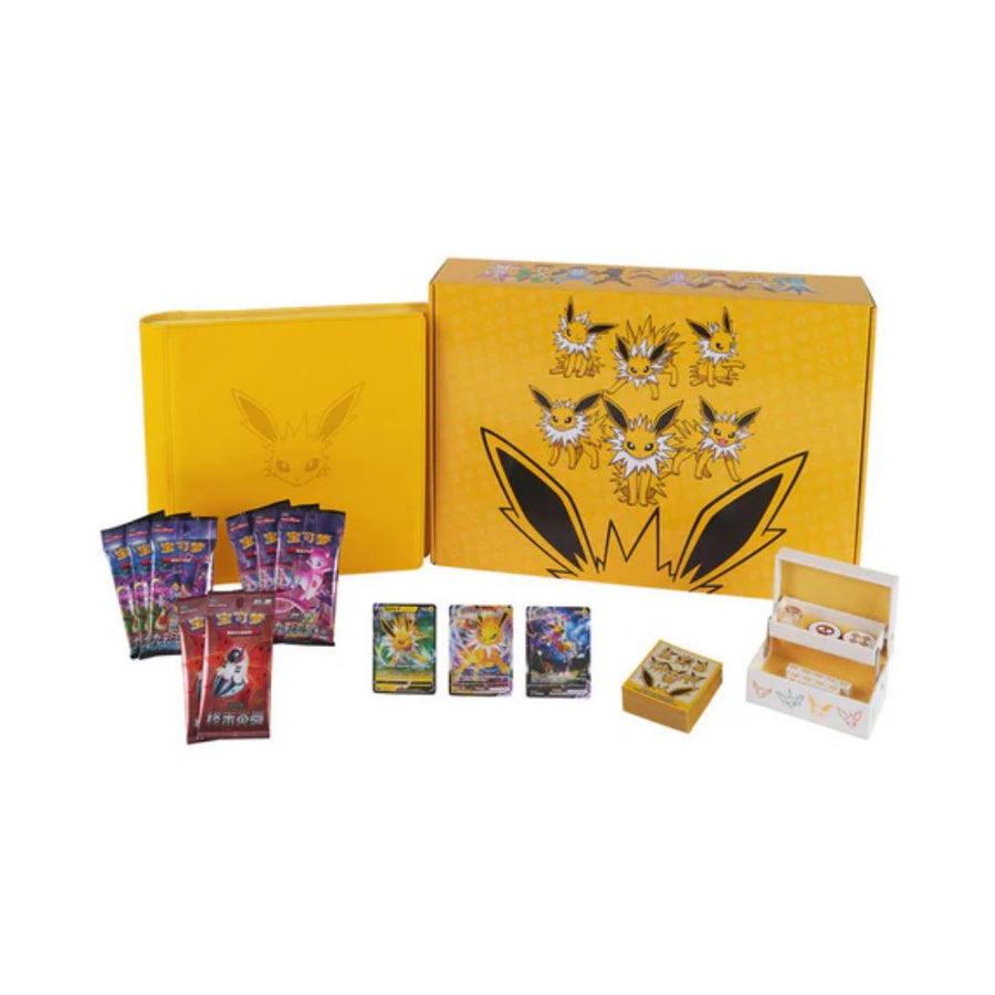 Simplified Chinese Pokemon Eevee Sealed Jumbo Collection Box - Jolteon - Trinity Hobby