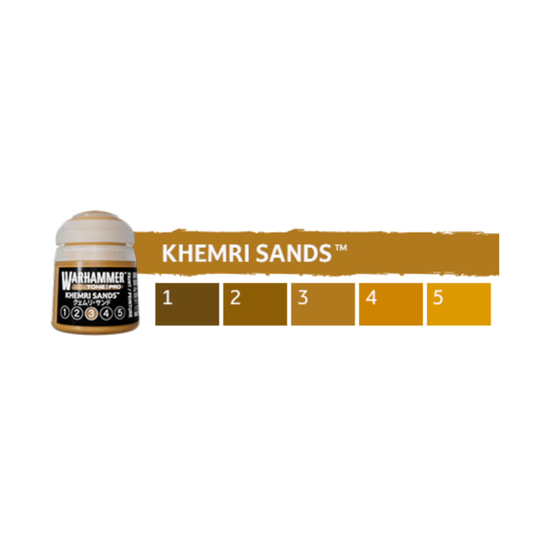 Warhammer Tone Pro: Khemri Sands (Set of 5) - Trinity Hobby