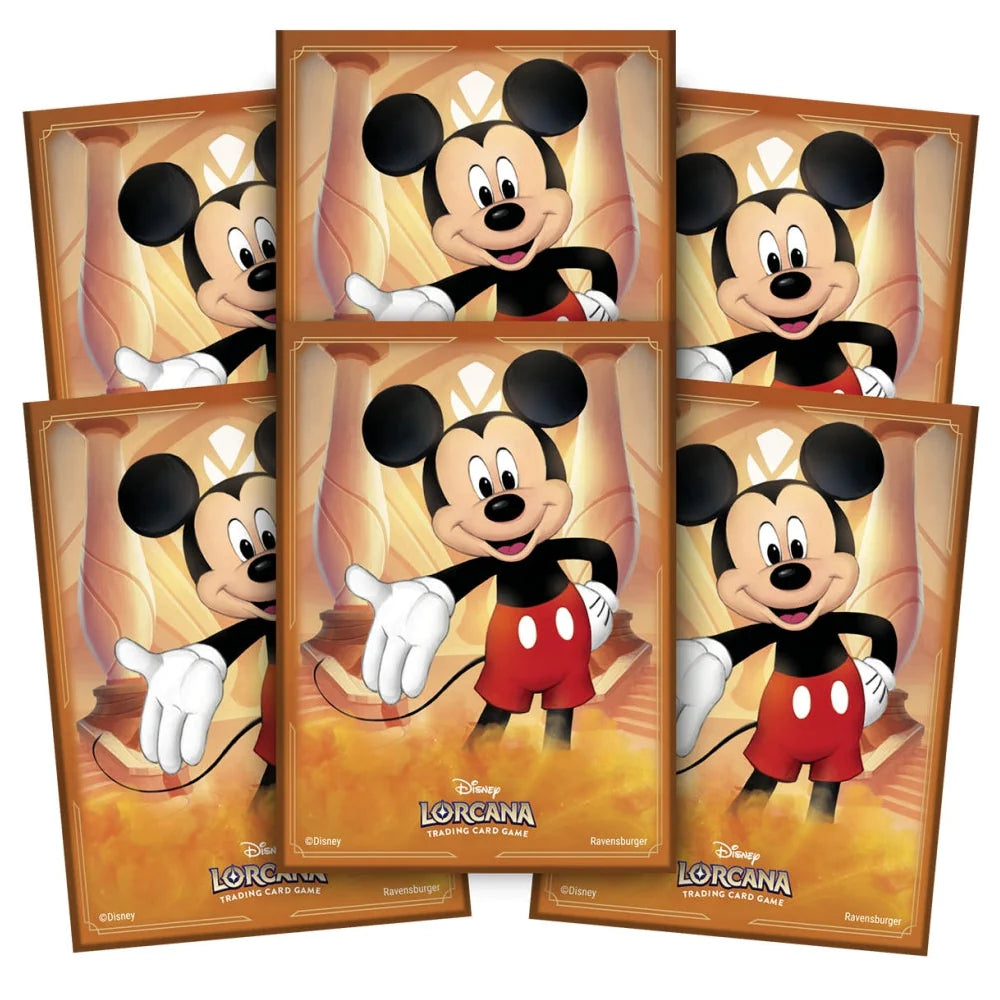 DISNEY LORCANA CARD SLEEVE SET 1 - Mickey Mouse - Trinity Hobby