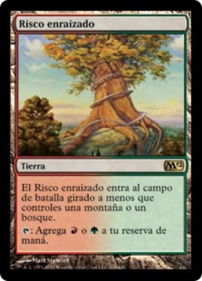 (ES) Rootbound Crag [Magic 2012] (Foreign Language) - Trinity Hobby