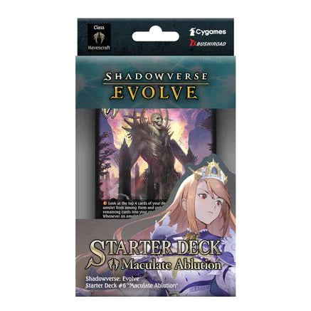 SHADOWVERSE MACULATE ABLUTION STARTER DECK #6 - Trinity Hobby