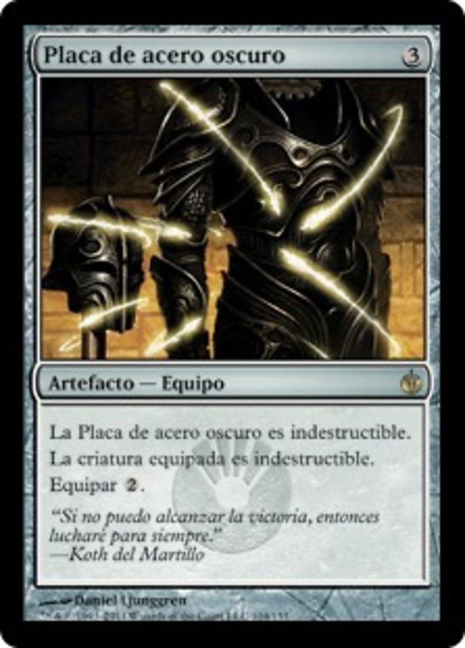 (ES) Darksteel Plate [Mirrodin Besieged] (Foreign Language) - Trinity Hobby