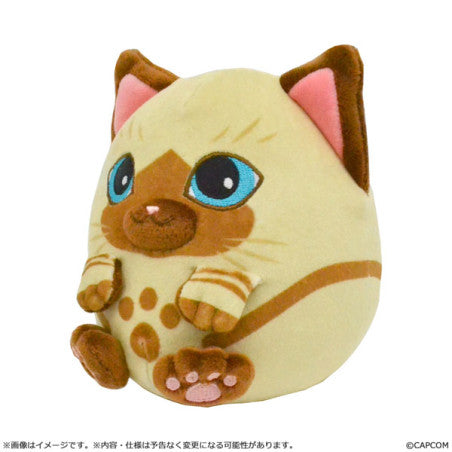 Monster Hunter Fluffy Eggshaped Plush Mini Felyne - Trinity Hobby