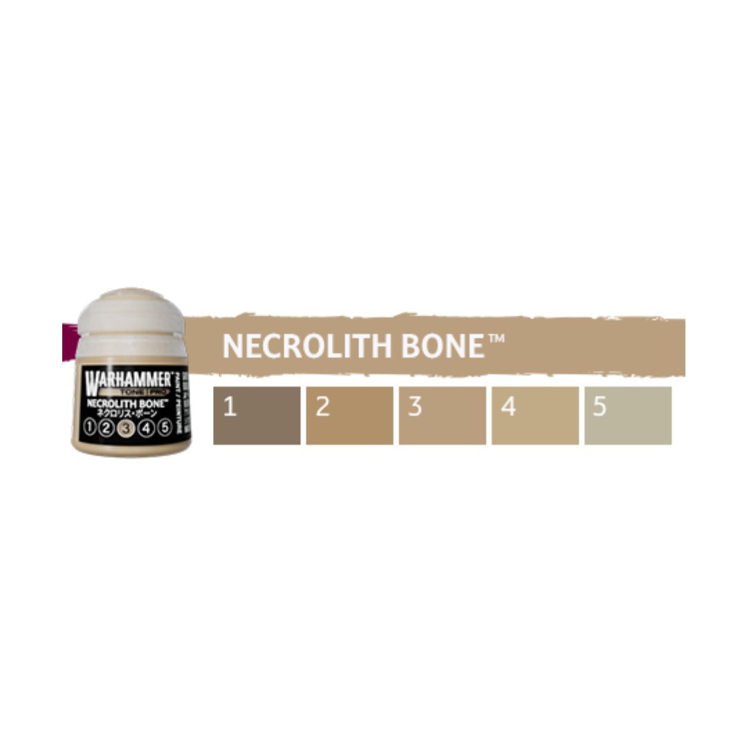 Warhammer Tone Pro: Necrolith Bone (Set of 5) - Trinity Hobby