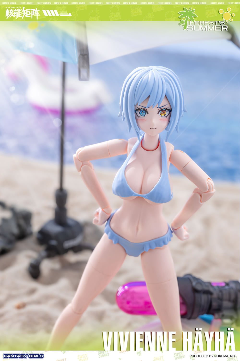 Forest's Summer FANTASY GIRLS Vivienne Hayha Plastic Model Kit (1/10.5) - Trinity Hobby
