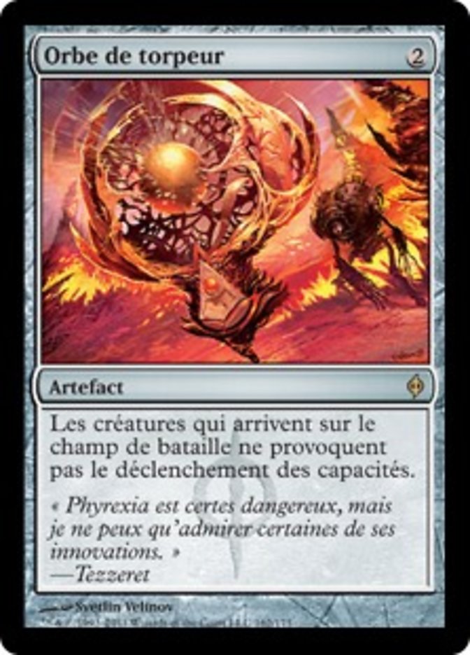 (FR) Torpor Orb [New Phyrexia] (Foreign Language) - Trinity Hobby