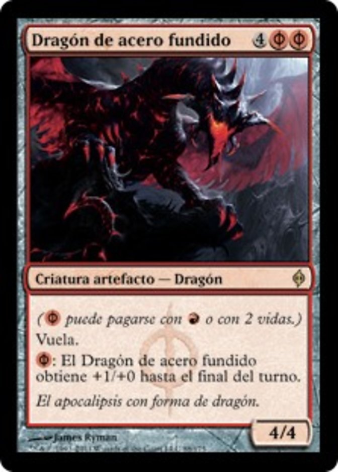 (ES) Moltensteel Dragon [New Phyrexia] (Foreign Language) - Trinity Hobby