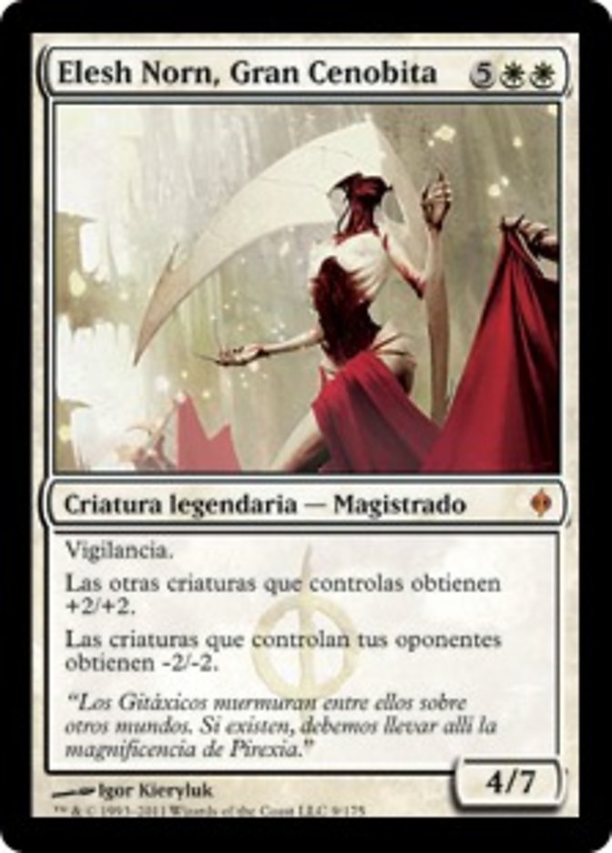 (SPA) Elesh Norn, Grand Cenobite [New Phyrexia] (Foreign Language) - Trinity Hobby