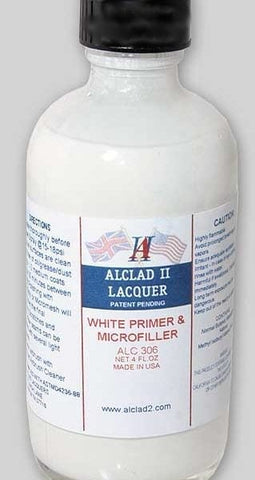 ALCLAD II LACQUER 120ML White Primer & Microfiller