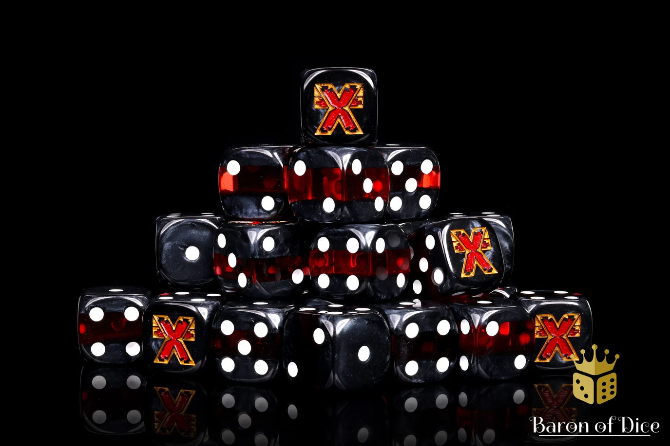 [Pre-Order] Baron of Dice - (ROUND EDGE) Exalted Dice Set [25 CT] - Trinity Hobby