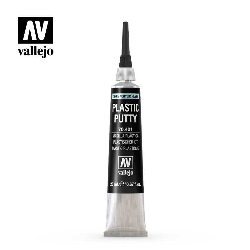 VALLEJO: AUXILIARY PLASTIC PUTTY BRUSH-ON 20ML - Trinity Hobby