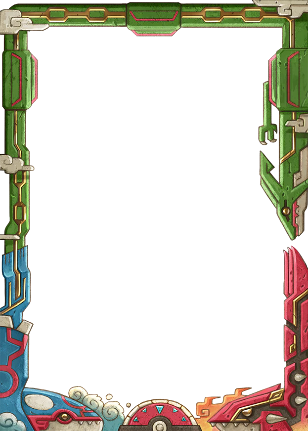 Manamoon Pokemayan Border Oversleeves (100 STD) (Limit 1 Per Customer) - Trinity Hobby