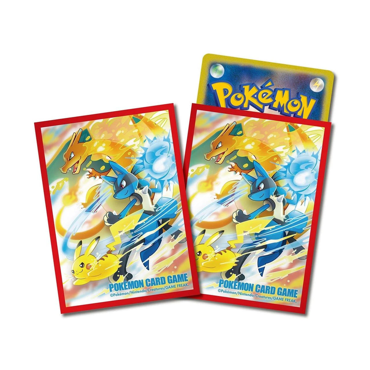 Card Sleeves - Battle Start! Red (64-Pack) (Pokemon Center Japan Exclusive)