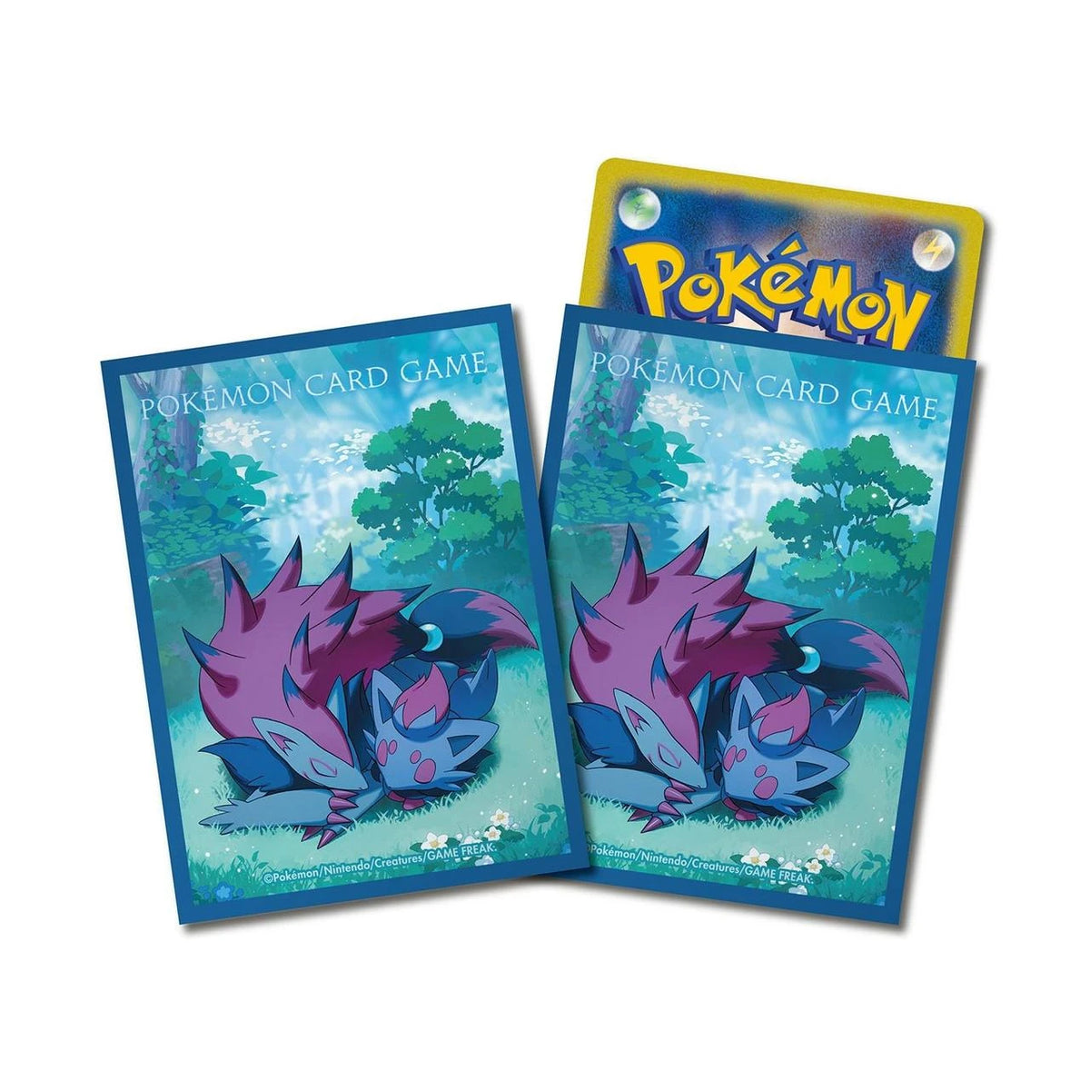 Card Sleeves - Zorua & Zoroark Good Night (64-Pack) (Pokemon Center Japan Exclusive)
