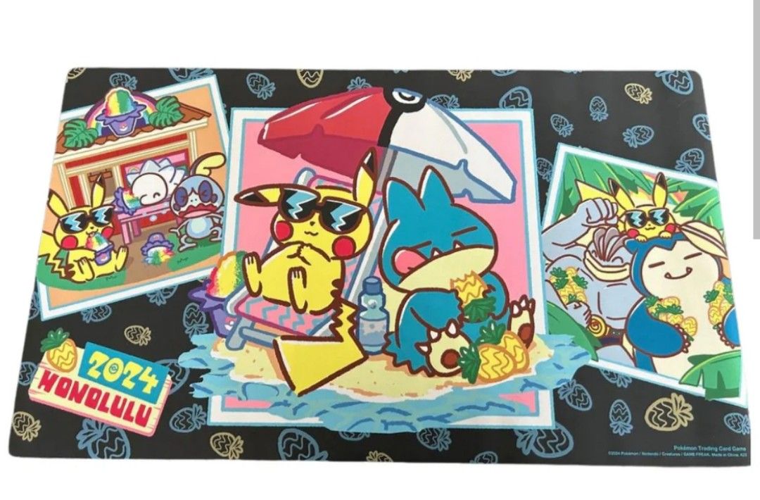 Pokemon Worlds munchlax Honolulu Playmat (limited)