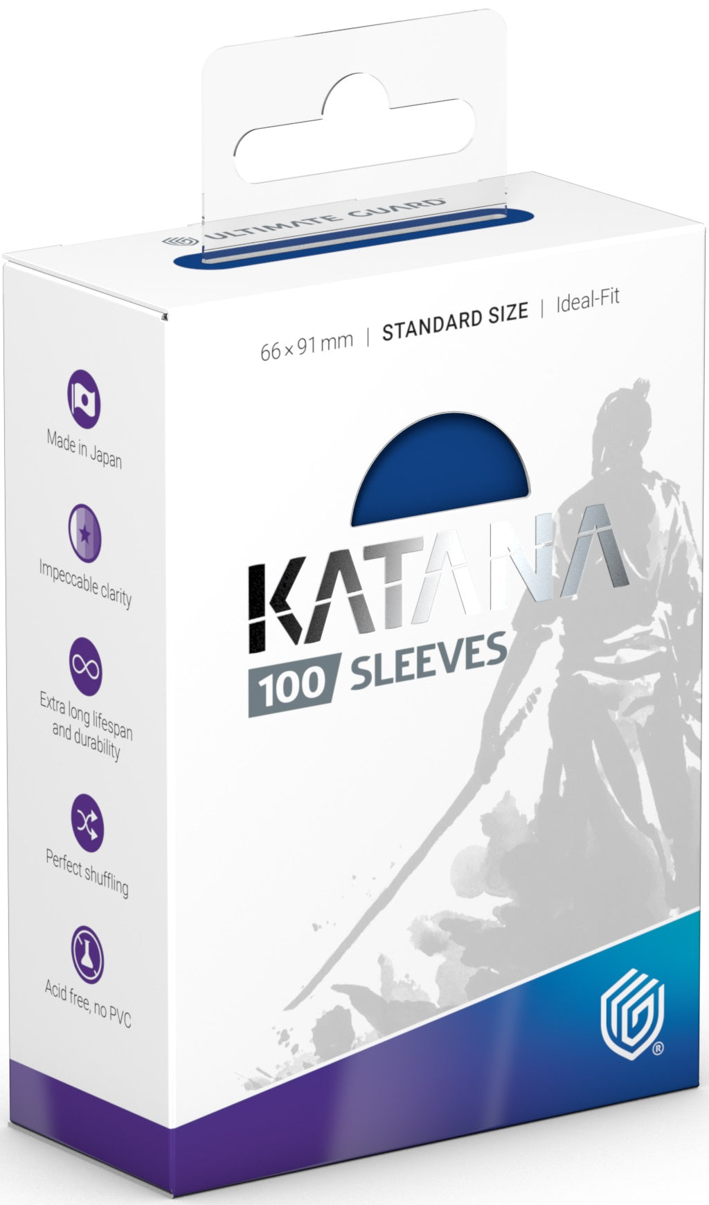 UG SLEEVES KATANA BLUE 100CT - Trinity Hobby