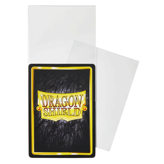 DRAGON SHIELD SLEEVES PERFECT FIT THICK  INNER CLEAR 100CT - Trinity Hobby