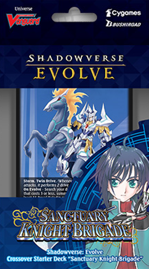 [Sale]SHADOWVERSE: EVOLVE CROSSOVER STARTER SET SANCTUARY KNIGHT BRIGADE - Trinity Hobby