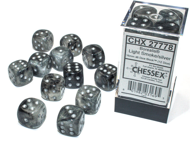 BOREALIS 12D6 LIGHT SMOKE/SILVER 16MM LUMINARY - Trinity Hobby