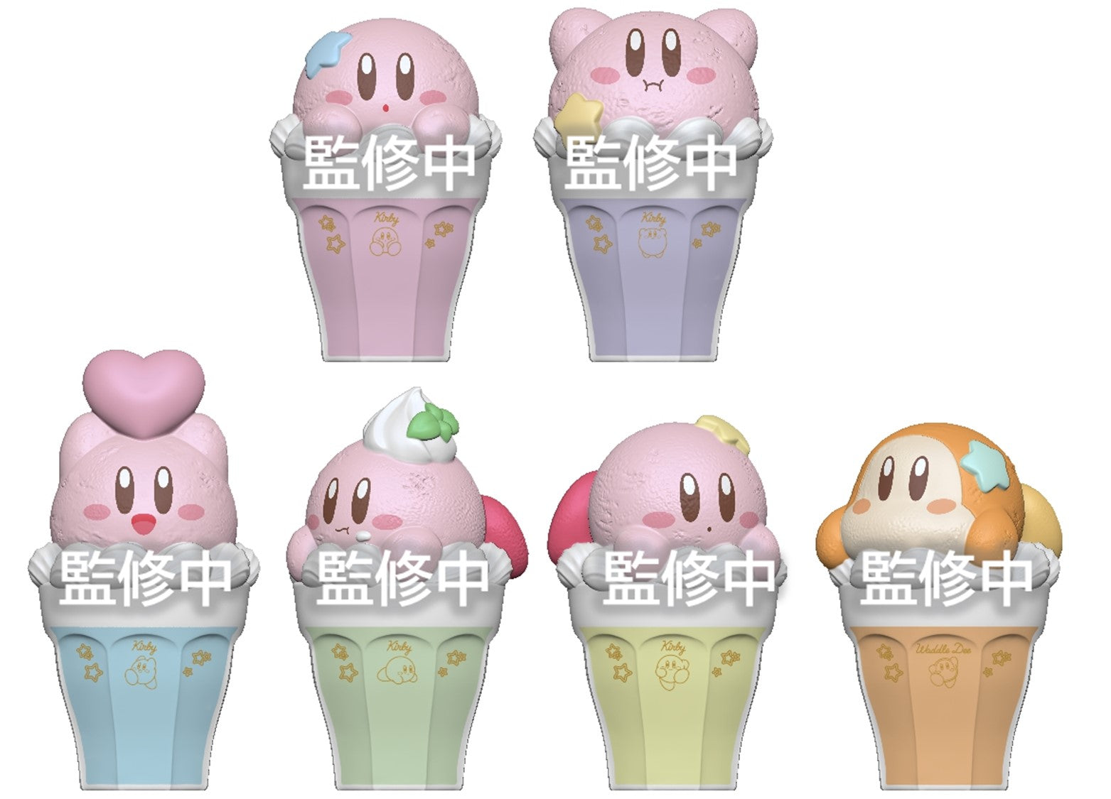 BANDAI KIRBY CHARALATTE FLOAT SHOKUGAN (1 Random PC) - Trinity Hobby