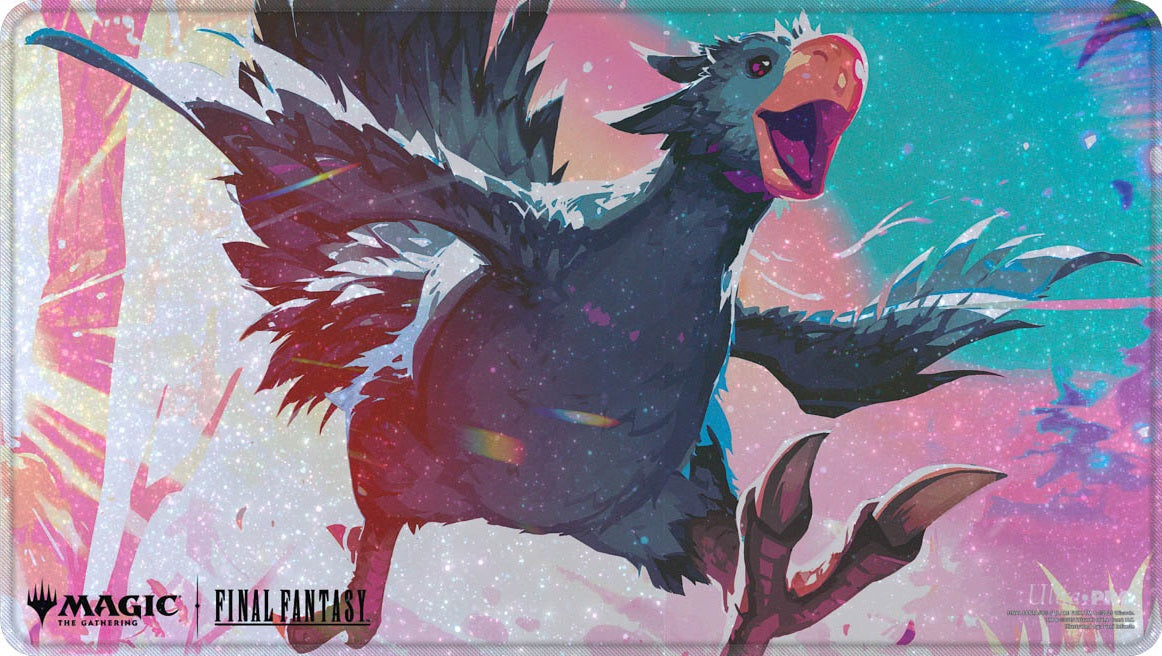 UP PLAYMAT MTG UNIVERSES BEYOND FINAL FANTASY HOLOFOIL PREMIUM V - Black Chocobo