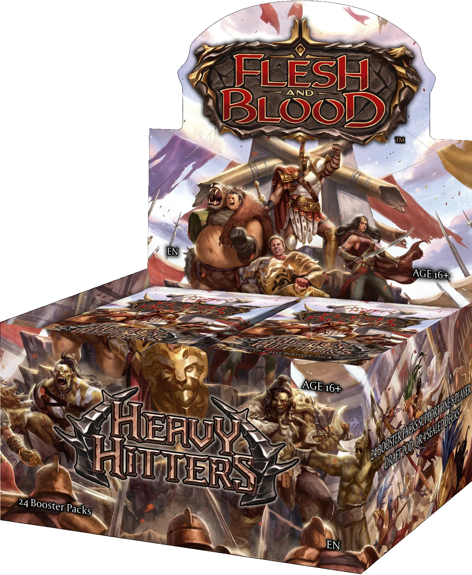 FLESH AND BLOOD HEAVY HITTERS BOOSTER - Trinity Hobby