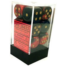 GEMINI 12D6 BLACK-RED/GOLD 16MM - Trinity Hobby