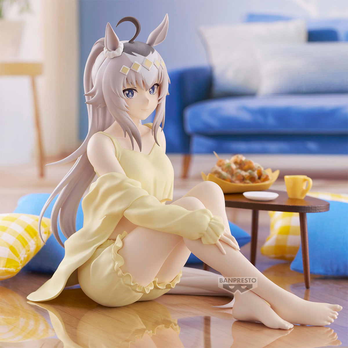 BANPRESTO UMAMUSUME: CINDERELLA GRAY OGURI CAP RELAX TIME FIGURE