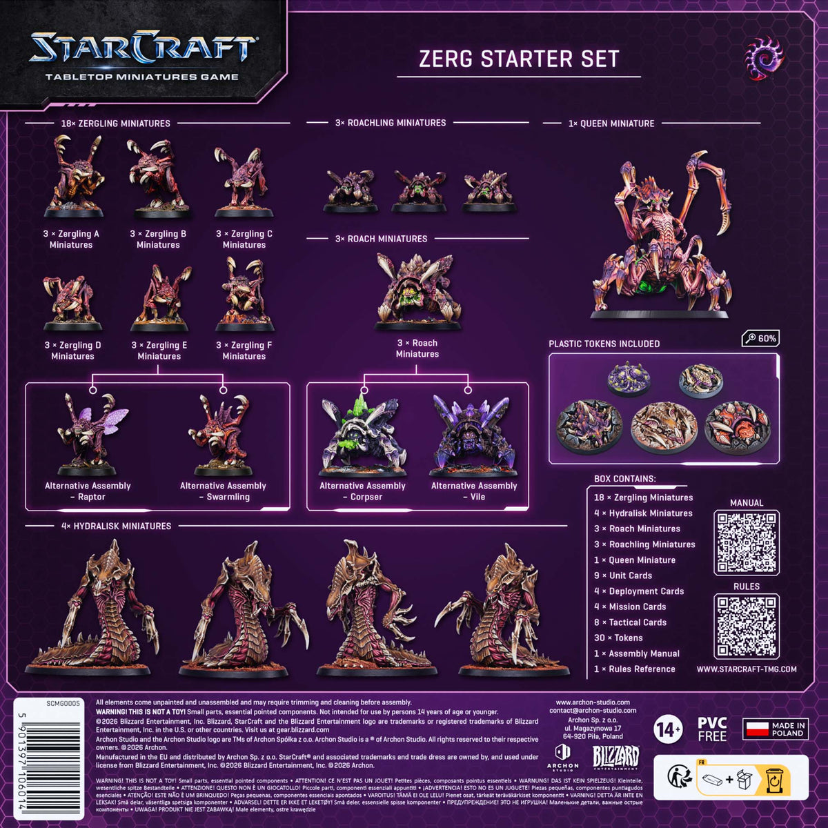 STARCRAFT ZERG STARTER SET