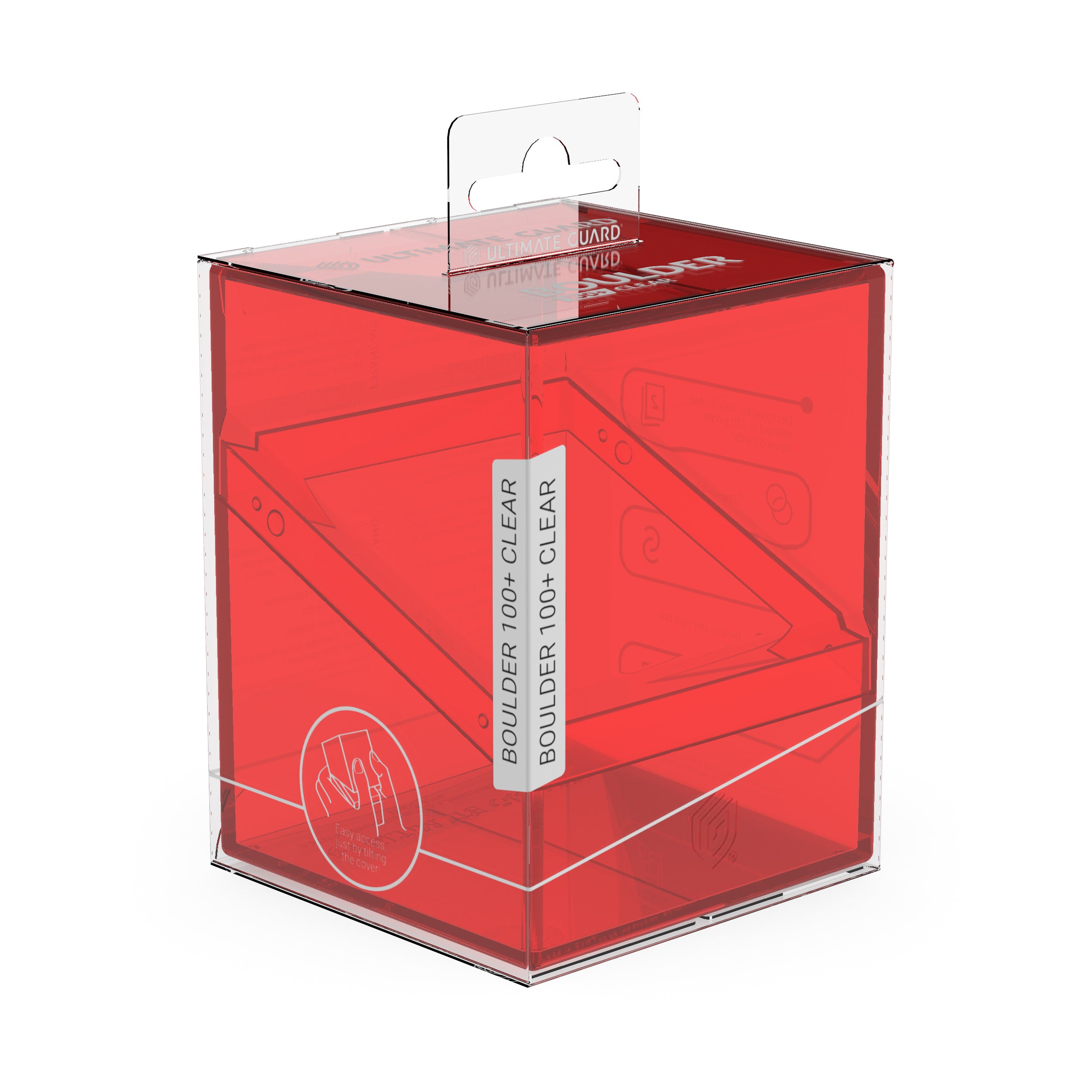 UG DECK CASE BOULDER 100+ CLEAR RUBY