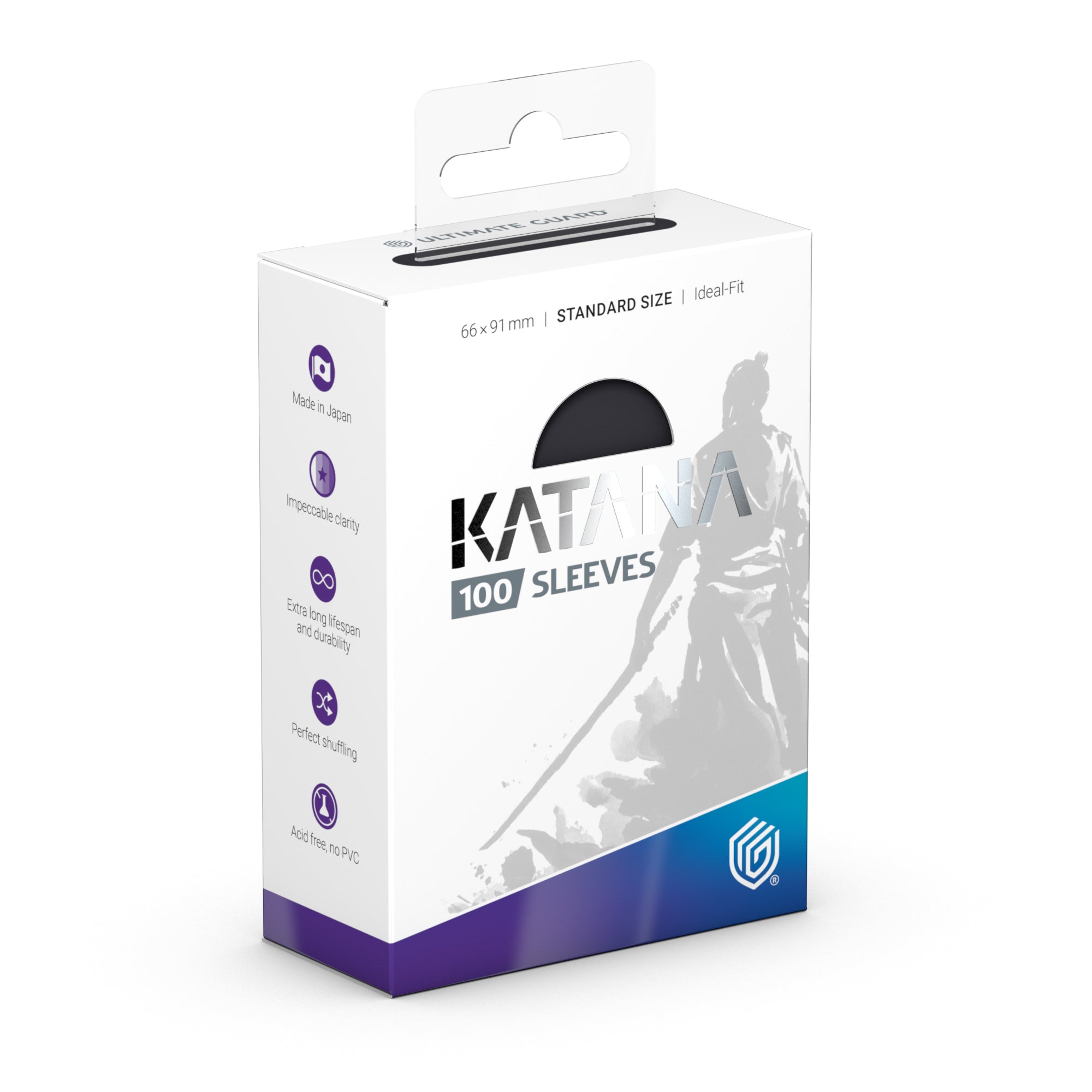 UG SLEEVES KATANA OBSIDIAN SHARD 100CT - Trinity Hobby