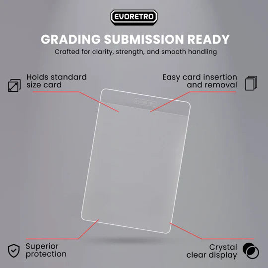 ER 3 5/16" X 4 7/8" SEMI-RIGID HOLDERS TCG/GRADING READY 50PK - Trinity Hobby