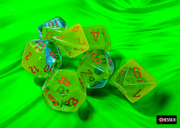 GEMINI 7-DIE SET PLASMA GREEN-TEAL/ORANGE LUMINARY - Trinity Hobby