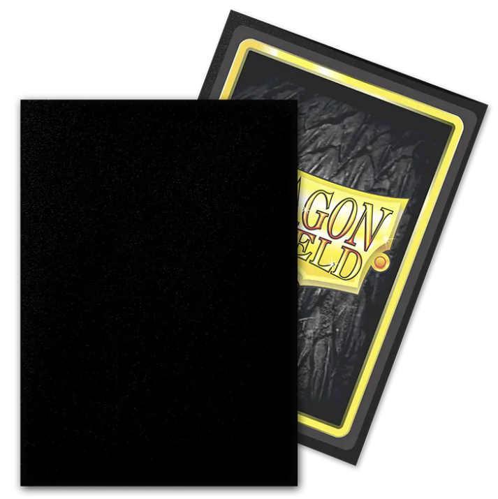 DRAGON SHIELD STANDARD SLEEVES OUTER MATTE BLACK - Trinity Hobby
