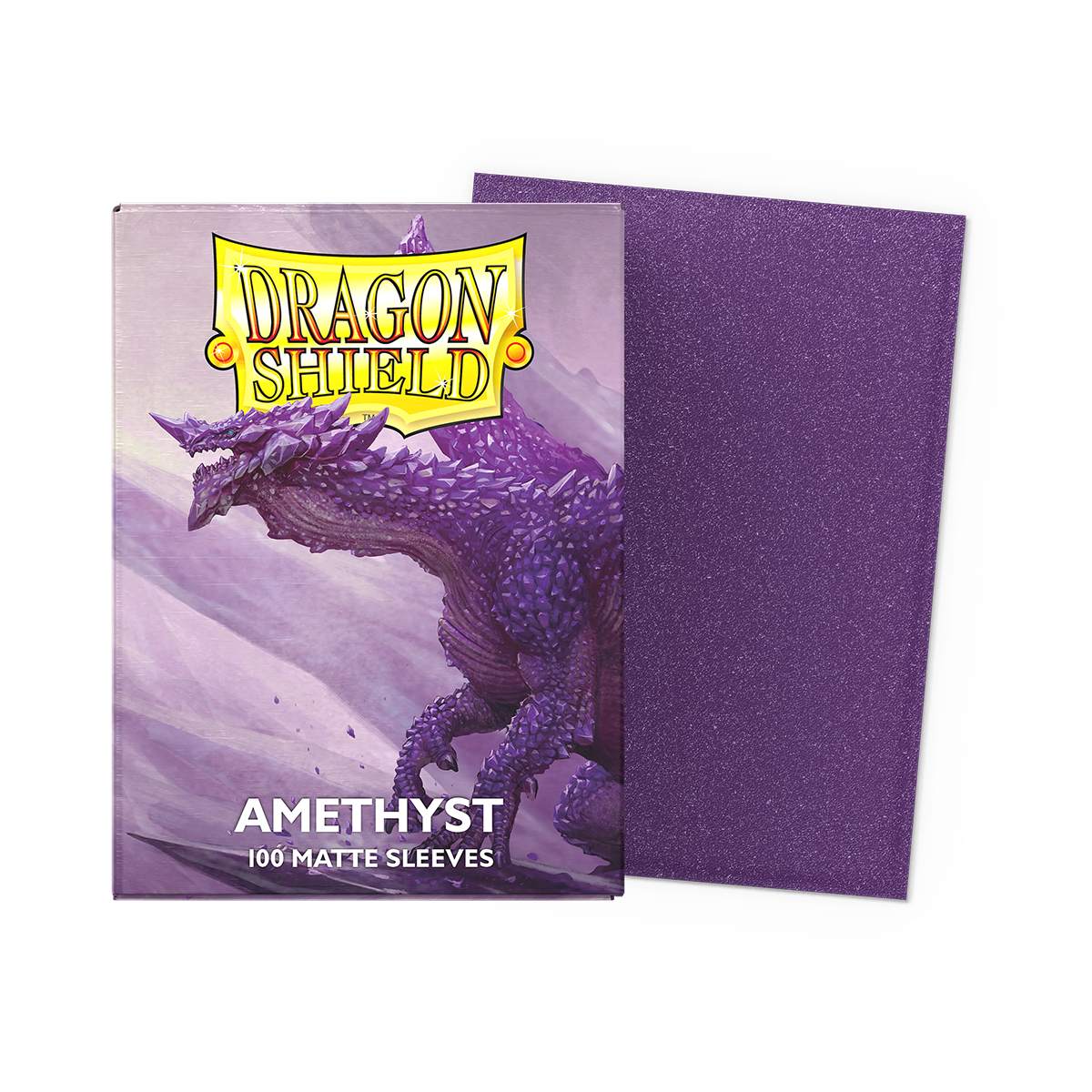 DRAGON SHIELD SLEEVES MATTE AMETHYST 100CT - Trinity Hobby
