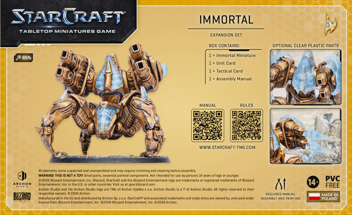 STARCRAFT PROTOSS IMMORTAL EXPANSION SET