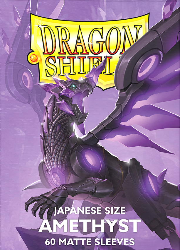 DRAGON SHIELD SLEEVES MATTE JAPANESE AMETHYST 60CT - Trinity Hobby