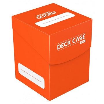 UG DECK CASE STANDARD ORANGE 100+ - Trinity Hobby