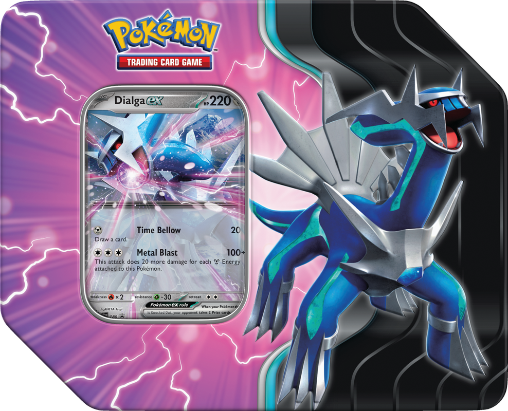 POKEMON AZURE LEGENDS TIN - DIALGA - Trinity Hobby