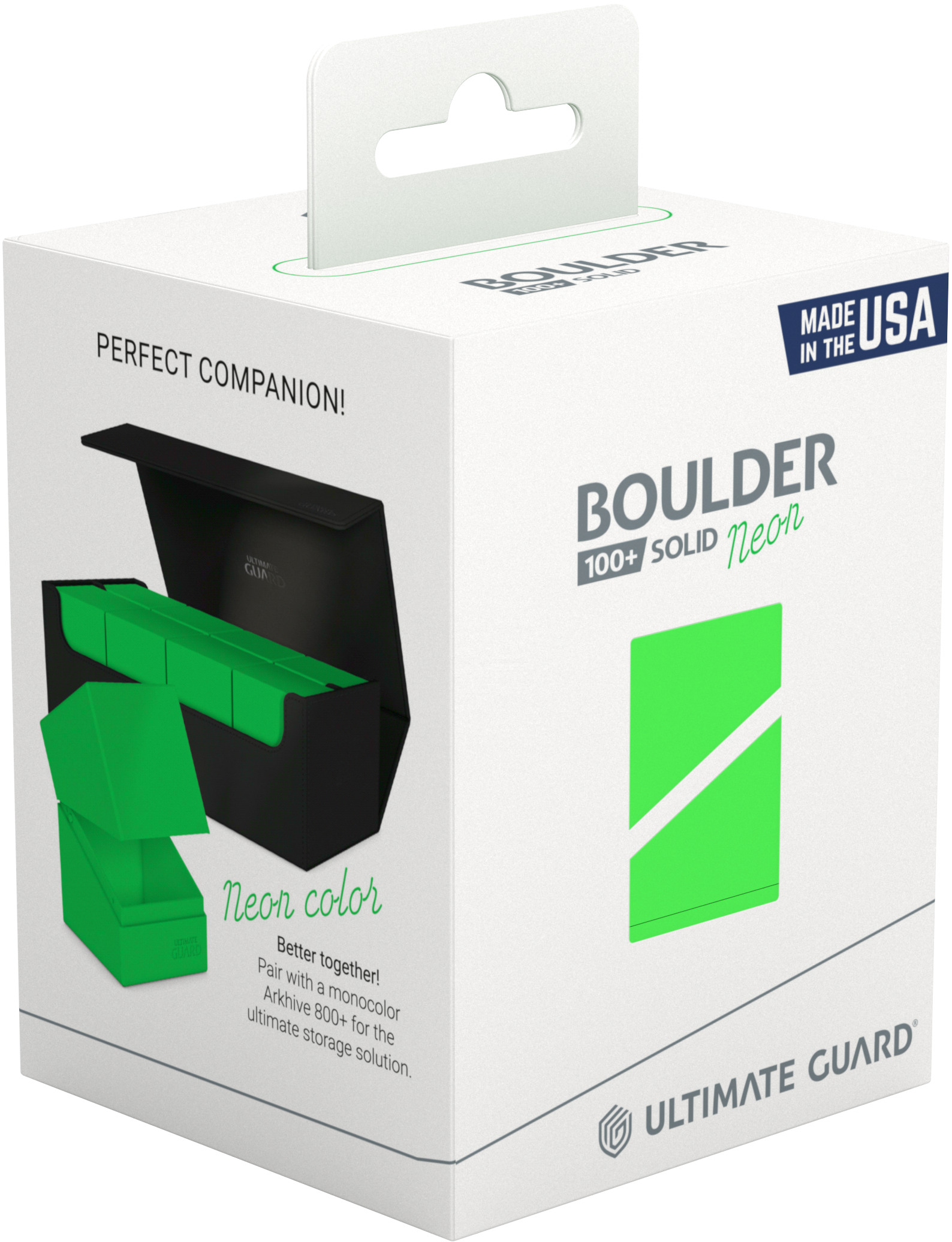 UG DECK CASE BOULDER 100+ NEON GREEN - Trinity Hobby