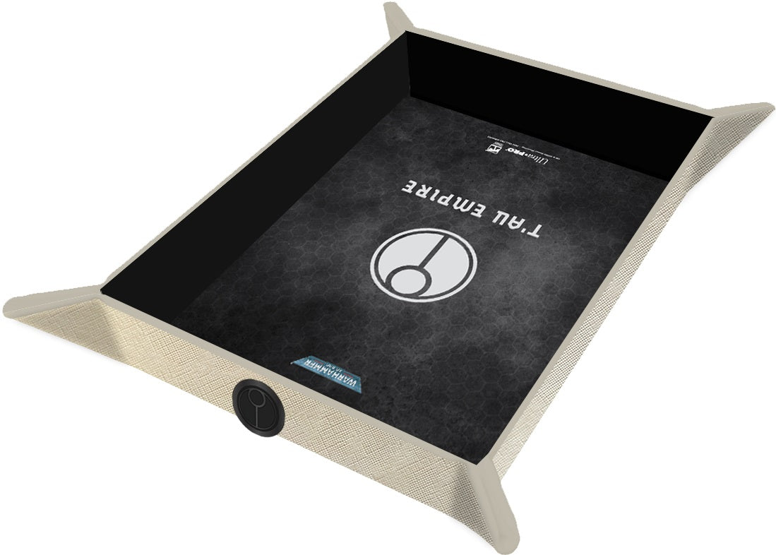 UP DICE FOLDABLE ROLLING TRAY WARHAMMER 40K PREMIUM T'AU EMPIRE CODEX ALIGNED - Trinity Hobby