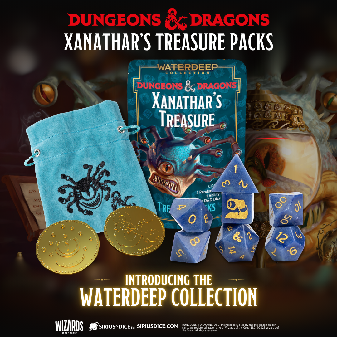 DND XANATHAR'S TREASURE Packs (1 Random Piece) - Trinity Hobby