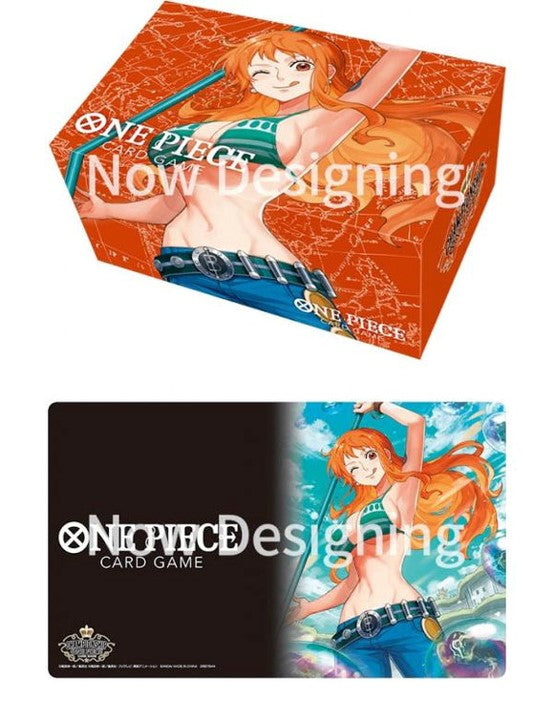 ONE PIECE CG PLAYMAT/STORAGE BOX SET NAMI - Trinity Hobby