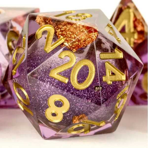 LIQUID DICE INDIVIDUAL D20 AETHER  ABSTRACT